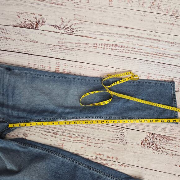 Hollister Epic Flex Men Straight Leg Jeans 34 Blue Casual Western Denim Gorpcore - Picture 13 of 14